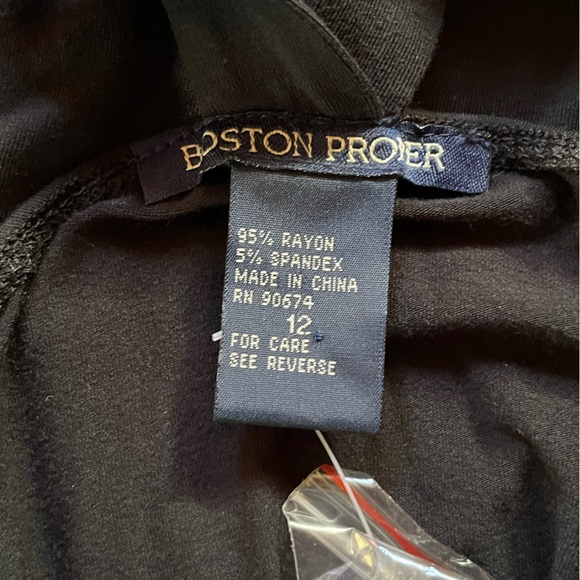 Boston Proper NWT black embellished swing dress - 12 - Picture 9 of 12